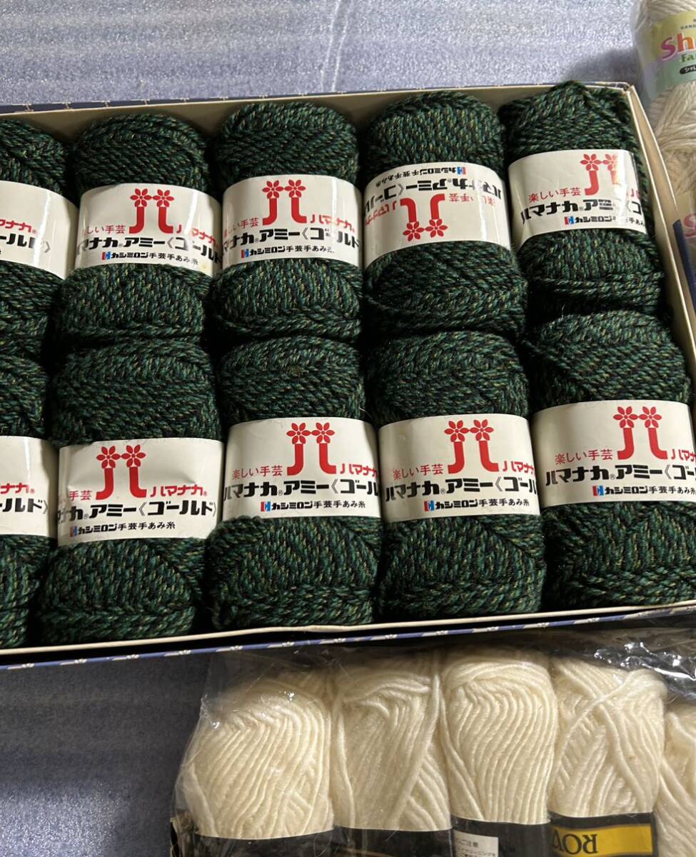 ダイヤ ダルマイングス ハマナカ 毛糸 色々まとめて 大量 手芸材料 編み物 おまけ付3_画像2