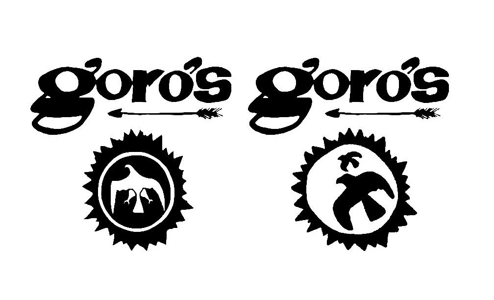 ◇送料無料◇goro's ハイクオリティ 2枚組 防水ステッカー【全16カラー】ゴローズ goros【No.009】の画像1