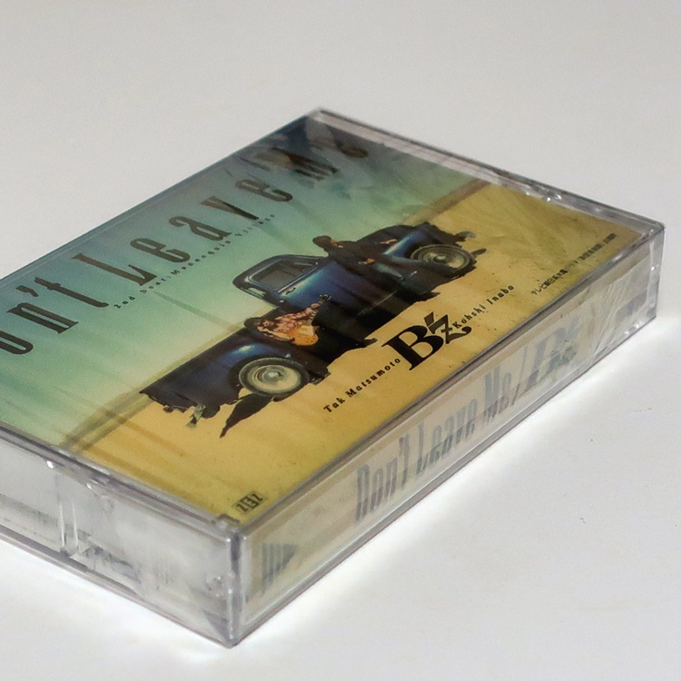 新品未開封 カセットテープ B'z Don't Leave Me アナログテープ ミュージックテープ BMSR-1013 MUSIC CASSETTE TAPE 初期 グッズの画像3