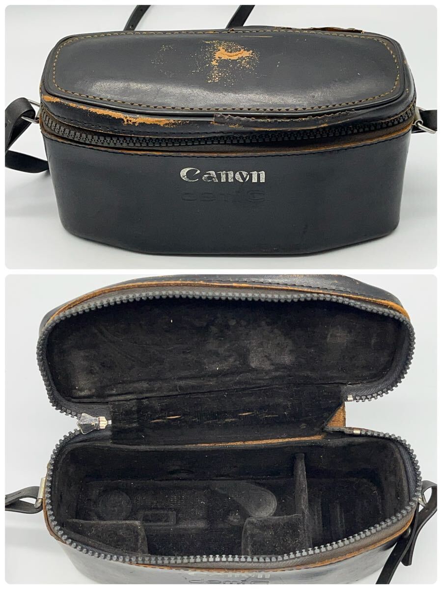 [ Junk ]Canon Demi C camera SD28.1:2.8 SD50.1:2.8 Canon temiC film camera lens case attaching -561-