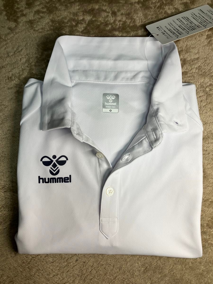 新品未使用(タグ付き) ヒュンメル　(XL) ポロシャツ　白色　