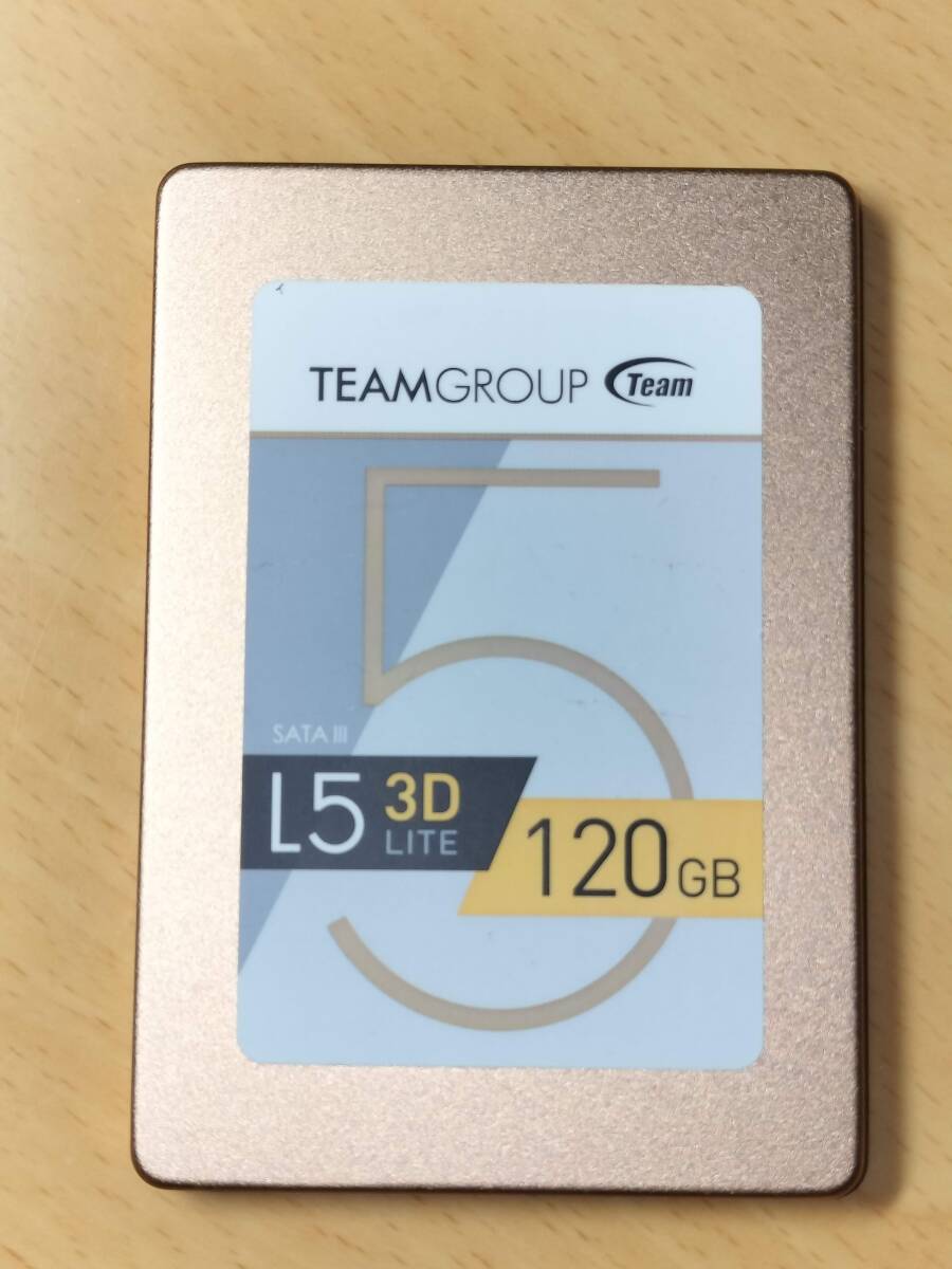 ★☆Team 3D NAND SSD L5 LITE 3D 120GB チェック済み☆★_画像1