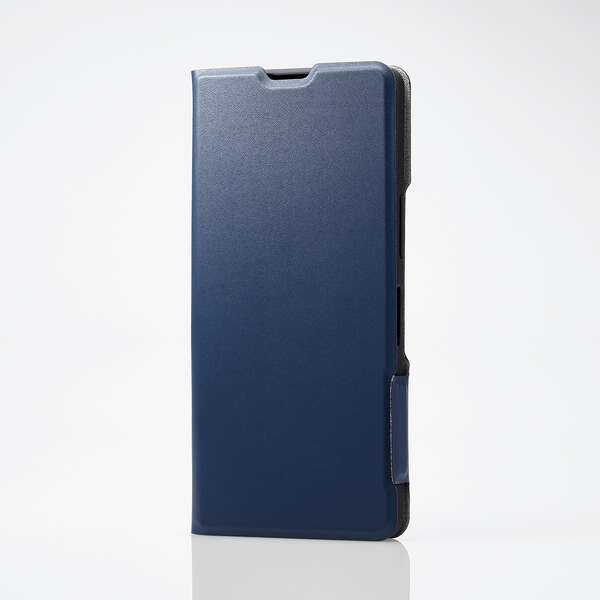 ★新品★ELECOM AQUOS R8 SH-52D レザーケース Ultra Slim ネイビー_画像4