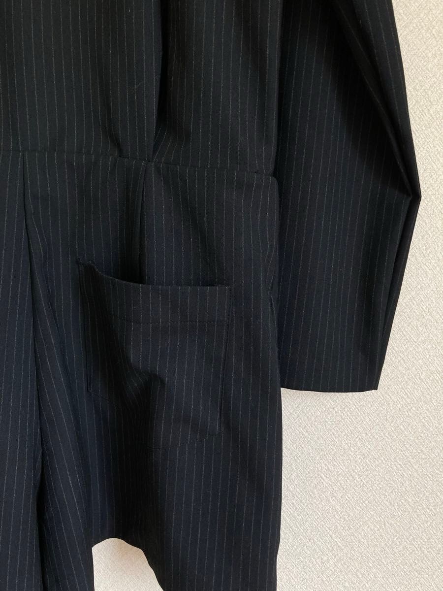 ZARA ピンストライプジャンプスーツネクタイ EMODA moussy SLY