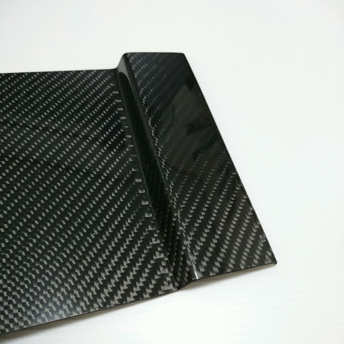 NISSAN キャラバン NV350 《 本物カーボン ／ 綾織り ブラック 】コンソールカバー 硬質樹脂製の画像2