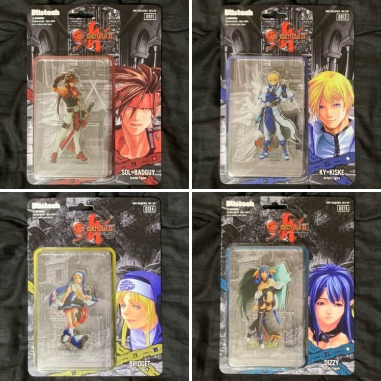 ギルティギアBAR限定 アクリルスタンド Blistech 全4種セット ソル カイ ブリジット ディズィー (GUILTY GEAR STRIVE フィギュア tvg)