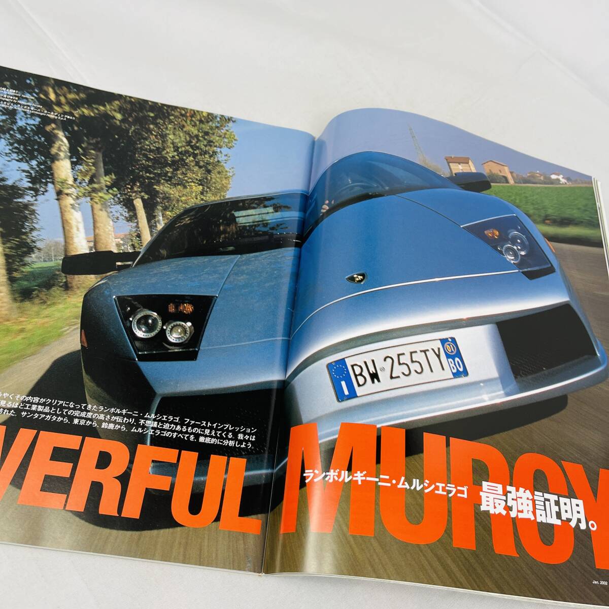 雑誌 ROSSO ロッソ 2002年 1月号 当時物 ランボルギーニ ムルシエラゴ VW フォルクスワーゲン フェラーリ アウディ BMW フォード ポルシェ _画像4