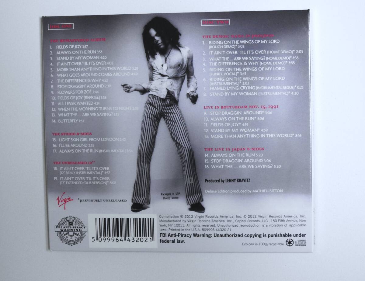 Lenny Kravitz / Mama Said (21st Anniversary Edition) 　2枚組CD　US盤　新品同様美品　即決価格にて_画像2