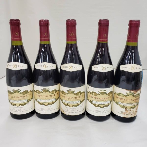 N18269(042)-13/MM5000　酒　※同梱不可　5本まとめ　ワイン　GEVREY-CHAMBERTIN　LA CUVEE DU GENERAL LEGRAND　13％　750ml　_画像1