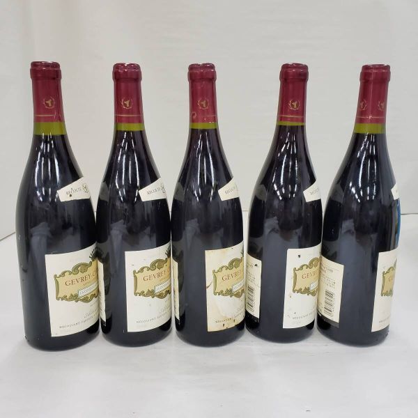 N18269(042)-13/MM5000　酒　※同梱不可　5本まとめ　ワイン　GEVREY-CHAMBERTIN　LA CUVEE DU GENERAL LEGRAND　13％　750ml　_画像2