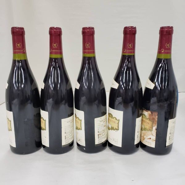 N18269(042)-13/MM5000　酒　※同梱不可　5本まとめ　ワイン　GEVREY-CHAMBERTIN　LA CUVEE DU GENERAL LEGRAND　13％　750ml　_画像4