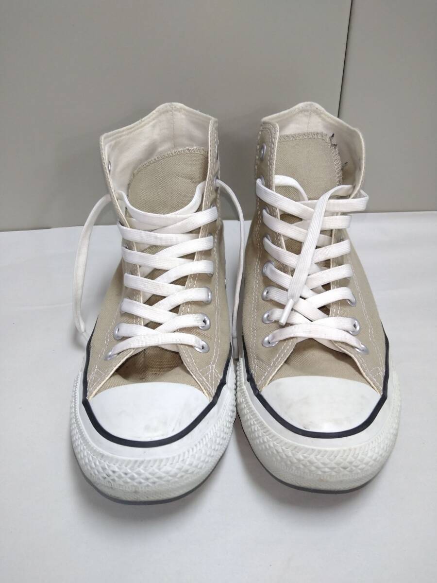 F(042)-704 CONVERSE 1CL128 25.5cm キャンバス オールスター カラーズ (CANVAS ALL STAR COLORS) HI / BEIGE (ベージュ)  コンバースの画像4