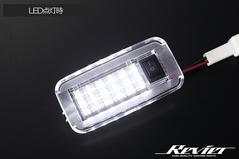 ネコポス発送 ON/OFFスイッチ付 MXUA80 MXUA85 ハリアー 2022.10まで LED ラゲッジランプ 1個 純正交換 ホワイトの画像3