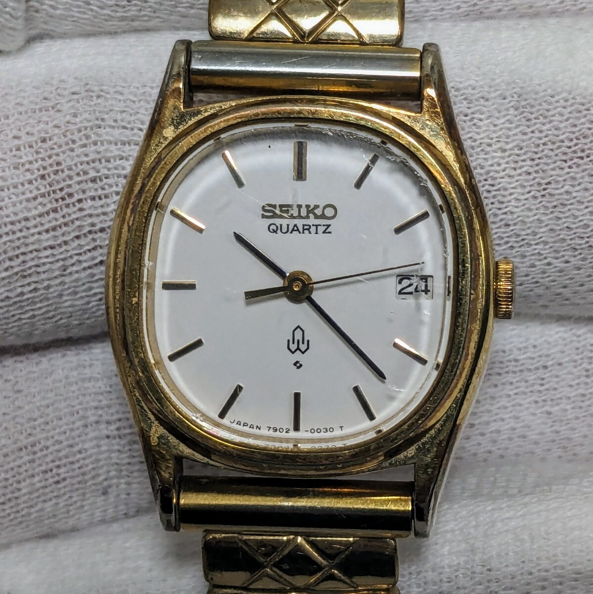 SEIKO セイコー 腕時計 レディース クォーツ 7902-5010 アンティーク ヴィンテージ 現状品_画像2