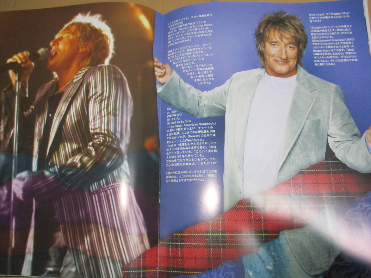 ツアー・パンフレット ロッド・スチュワート Rod Stewart 2009年 日本公演の画像6