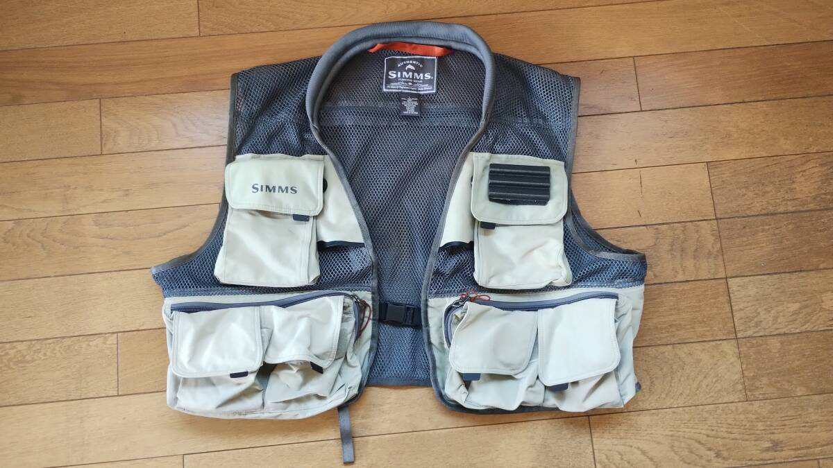 Simms シムス メッシュベスト 中古 Lサイズの画像1