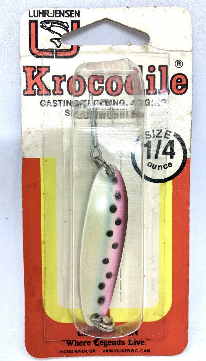 当時物 LUHR JENSEN Krocodile オールド ルーハージェンセン クロコダイル スプーン 1/4oz 5個まとめて 送料無料_画像2