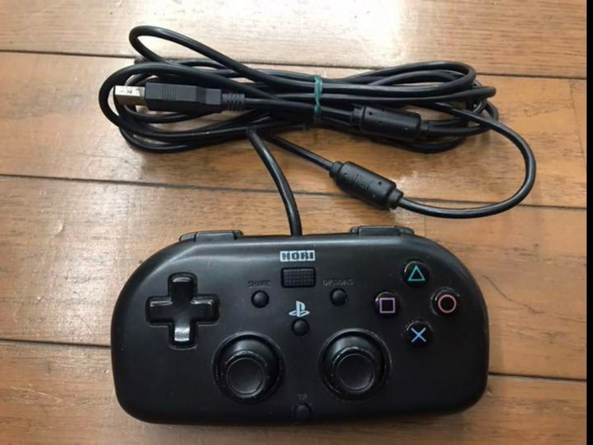 HORI PS4-099 有線コントローラー ワイヤードコントローラーライト for PlayStation4 ブラック 正規品