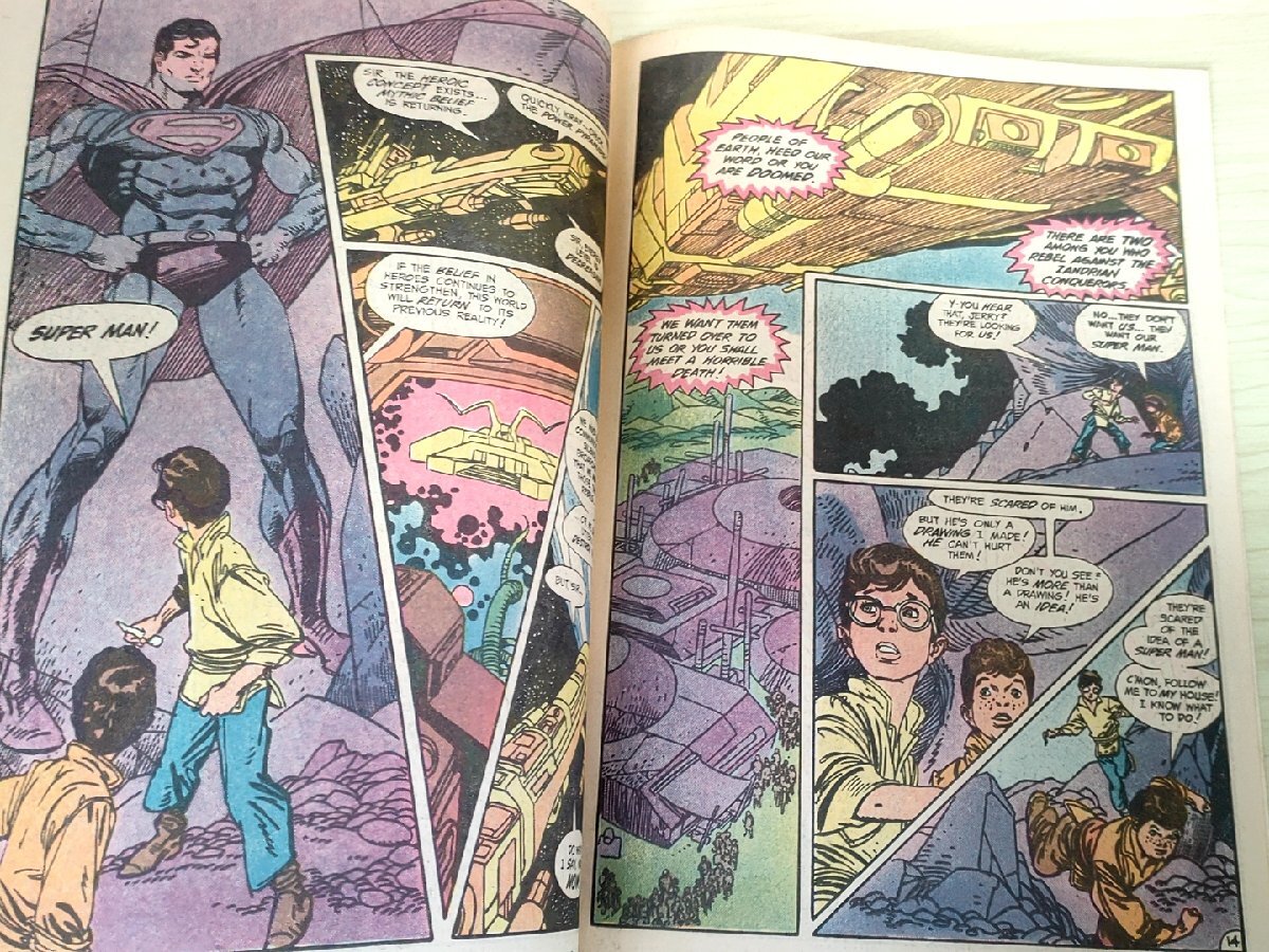 スーパーマン アクションコミックス/Superman STARRING IN Action Comics No.554 DC COMICS/アメコミ/漫画/マンガ/ヒーロー/洋書/B3228105の画像2