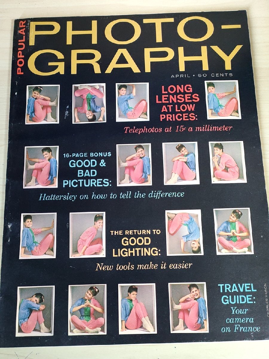 ポピュラー・フォトグラフィー/POPULAR PHOTOGRAPHY Vol.50 No.4 1962/ハネウェル ペンタックス/フィルム/写真/カメラ雑誌/洋書/B3228235_画像1
