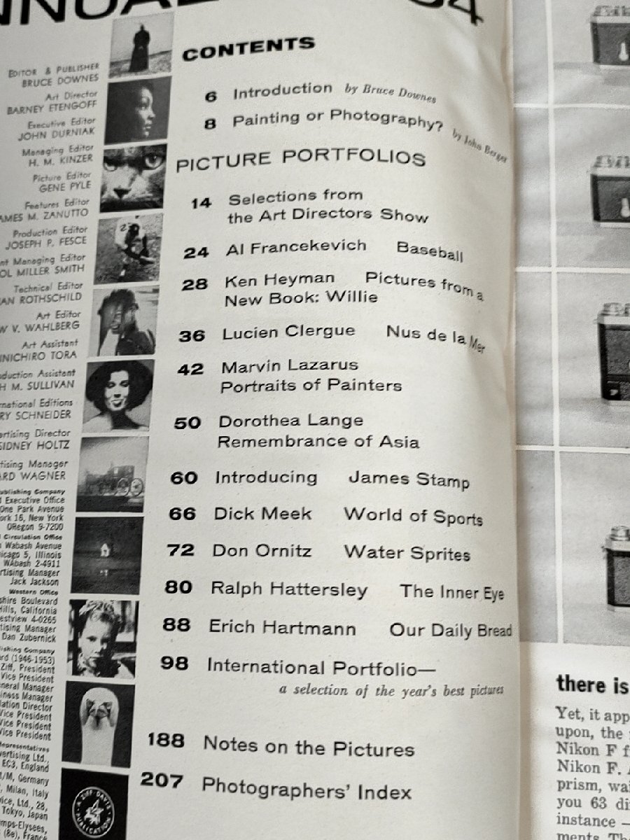 フォトグラフィー・アニュアル/Photography Annual 1964 日本語訳冊子付き/ルシアン・クレルグ/ドン・オーニッツ/写真/雑誌/洋書/B3228241_画像3