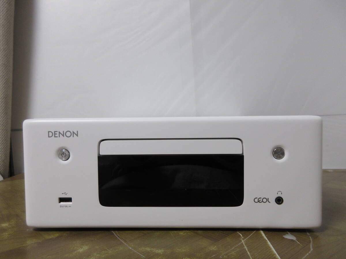 デノン　DENON　CEOL RCD-N10(W)[ホワイト] 展示品　2018年製　AirPlay2対応のオールインワン・ネットワークCDレシーバー　HEOS搭載　TD_画像3