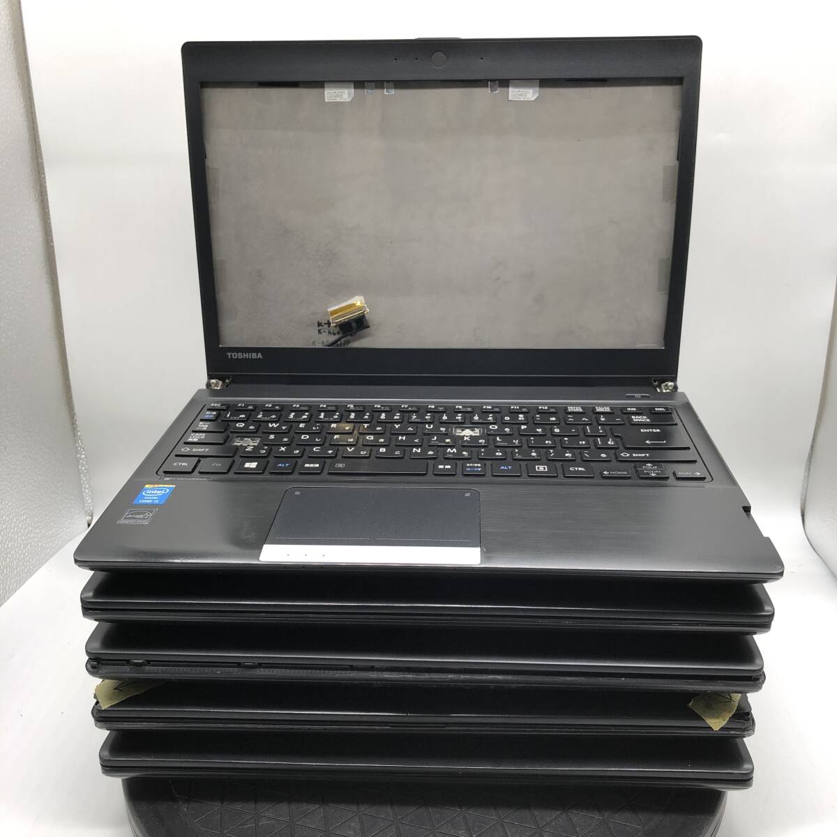 【BIOS可】ジャンク 5台まとめ 東芝 dynabook R734/K CPU Core i5 4300M メモリ/HDD/SSDなし 中古 PC ノートパソコン 基盤 部品 セット_画像1