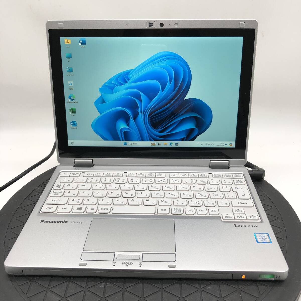 【動作OK/処分特価】Let's note RZ6 CPU 第7世代 Core i5 7Y57 RAM4GB SSD128GB 10.1型 Windows11 中古 PC ノートパソコン タブレット 5_画像1