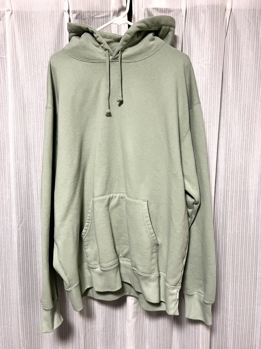 22AW Supreme Satin Applique Hooded Sweatshirt MINT XL シュプリーム パーカー_画像2