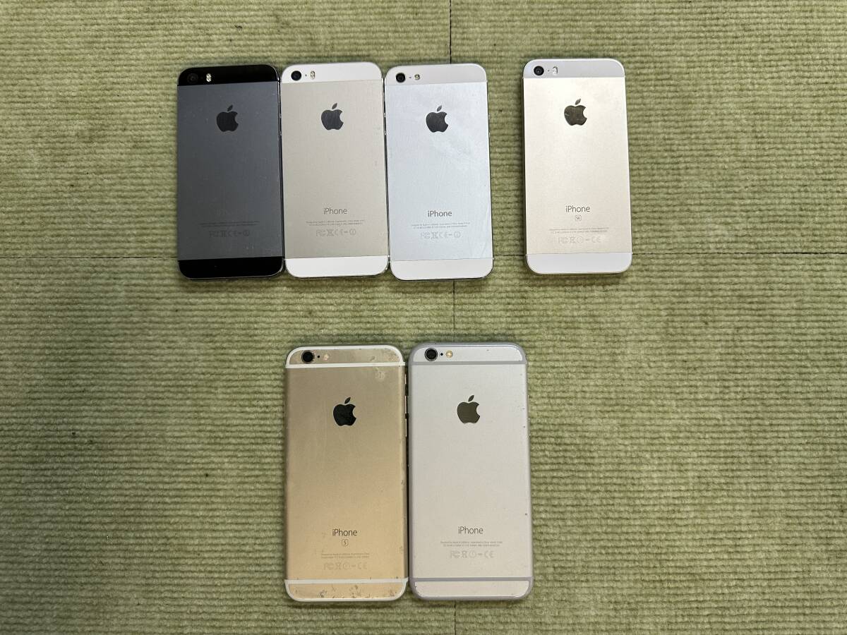 Apple　アップル　iPhone　A1429　A1453　A1723　A1586　A1688　6台セット　まとめて　動作未確認　未チェック　ジャンク品_画像2