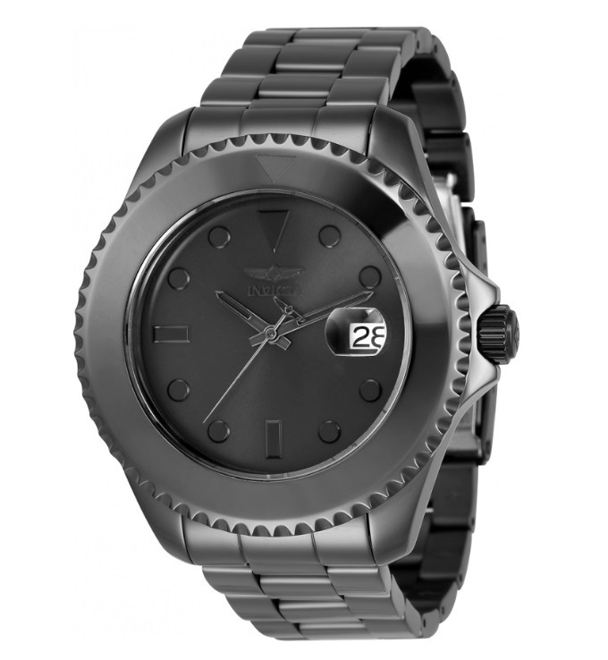 【新品・送料無料】インビクタ INVICTA 腕時計 メンズ 自動巻き ブラック シンプルの極み PRO DIVER 35040 メタルバンド 裏スケルトン_画像2