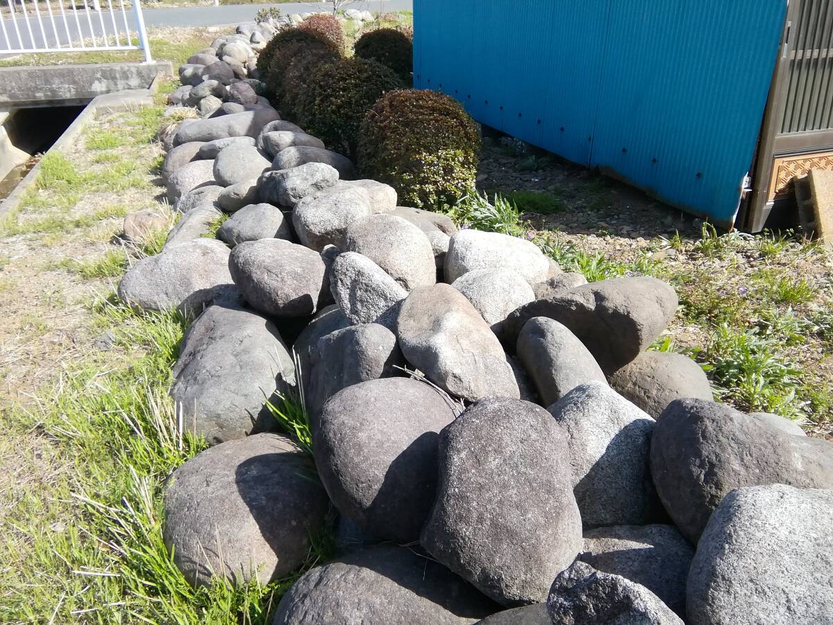 埼玉県坂戸市 御影石 玉石 大量 その昔、漬物に使っていた石に 埼玉県坂戸市 御影石 玉石 大量 その昔、漬物に使っていた石に