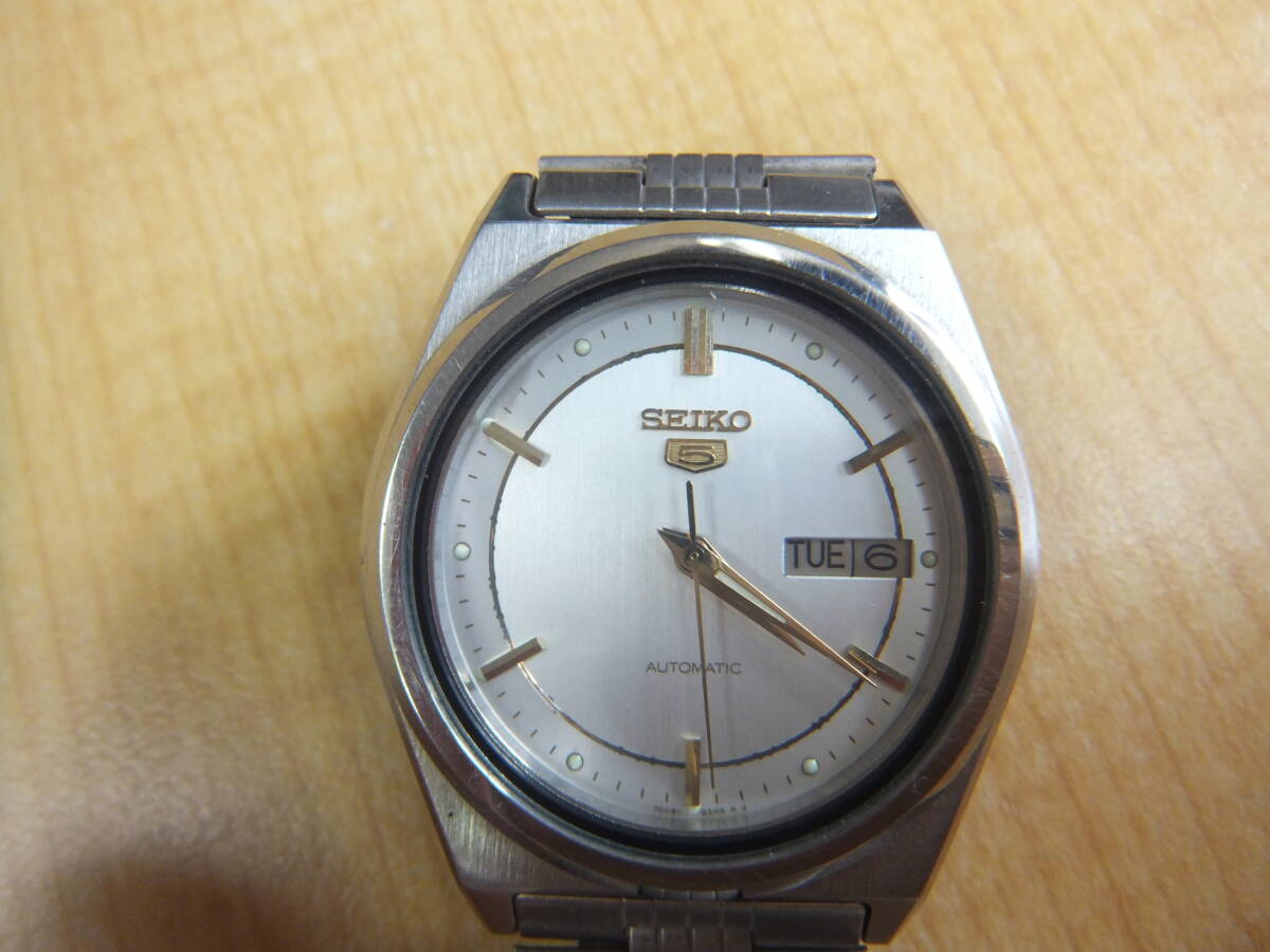 稼働品 セイコー ファイブ デイデイト 自動巻き 7009-876A メンズ 腕時計 SEIKO_画像1