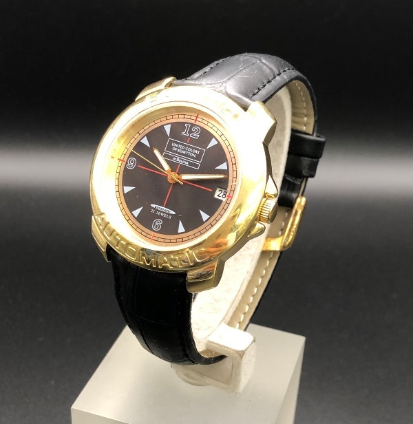 ◆時計◆『WH-11396』★BULOVA(ブローバ)★ECOLOGYオート BENETTON Wネーム★稼働品★_画像2