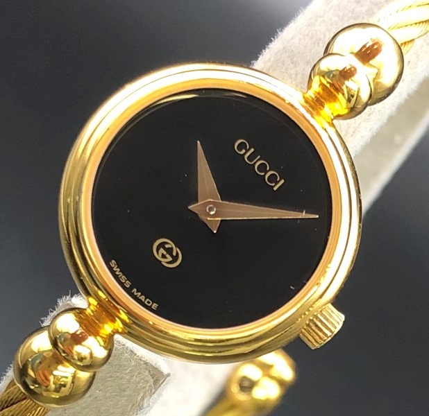 ◆時計◆『WH-8683』★GUCCI(グッチ)★2700L★ゴールド ワイヤーブレスウォッチ★稼働品(電池交換済)★