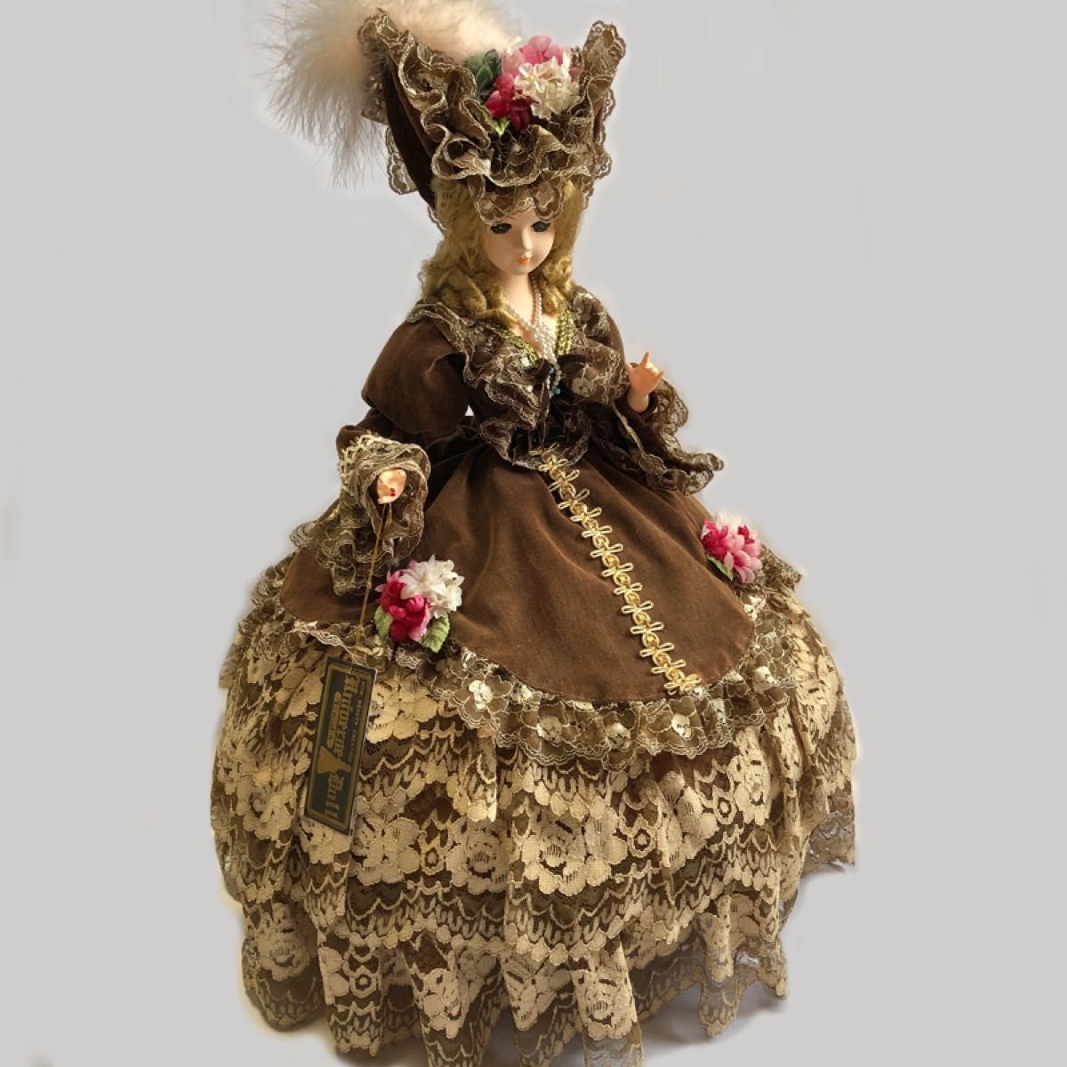 ユニバースドール フランス人形　昭和レトロ　西洋人形　ドレス