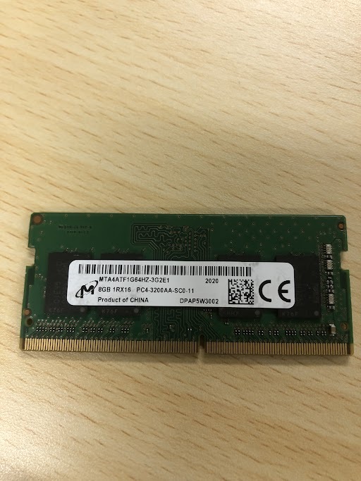 L0228-04　PCメモリ3個セットMicron　PC4-3200AA-SC0-11 8GB ×２ 　PC4-2666V-SA2-11　8GB×１ 計24GB _画像4