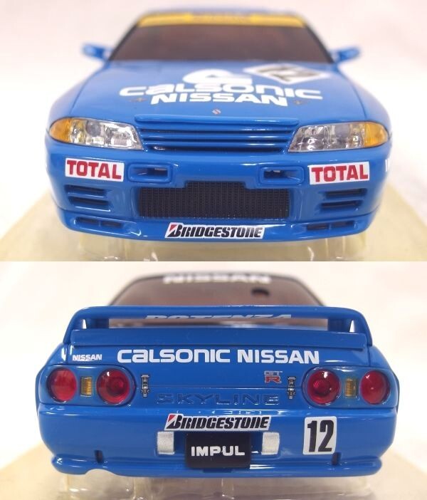 【美品】Kyosho Mini-Z Racer/ミニッツレーサー SKYLINE GT-R R32 collection AWD MR-015用ボディ No.12 1990 JTC RCカー /60サイズ_画像4