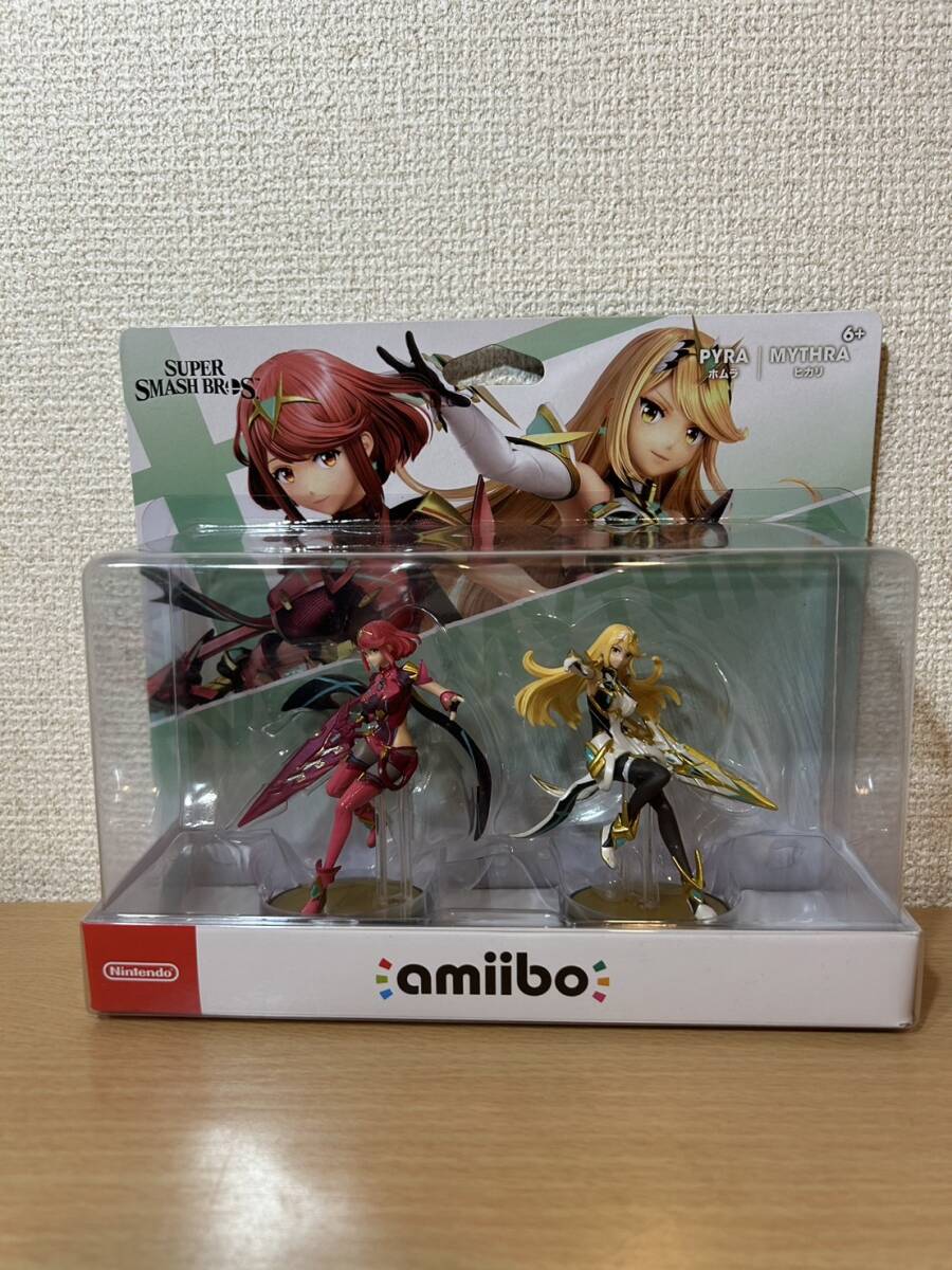 【新品・送料込・２個セット】 amiibo ダブルセット ホムラ / ヒカリ 大乱闘スマッシュブラザーズシリーズ _画像2