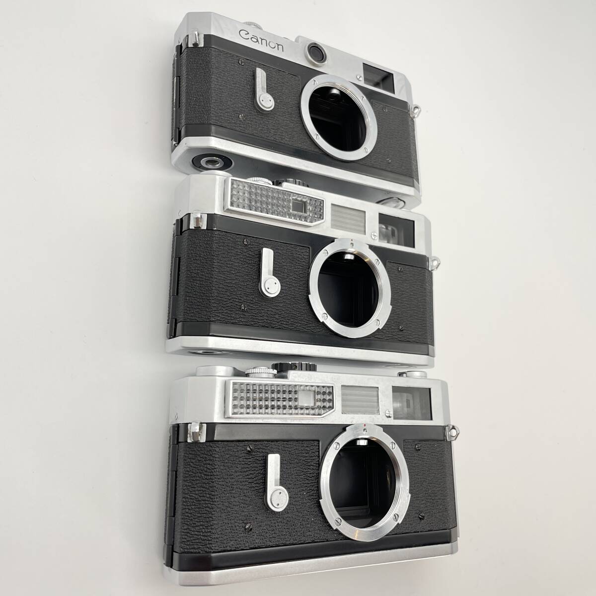 [現状品・部品取り・ジャンク] フィルムカメラ Film Camera　3台まとめ　Canon 7　/ Canon P　レンジファインダー_画像7