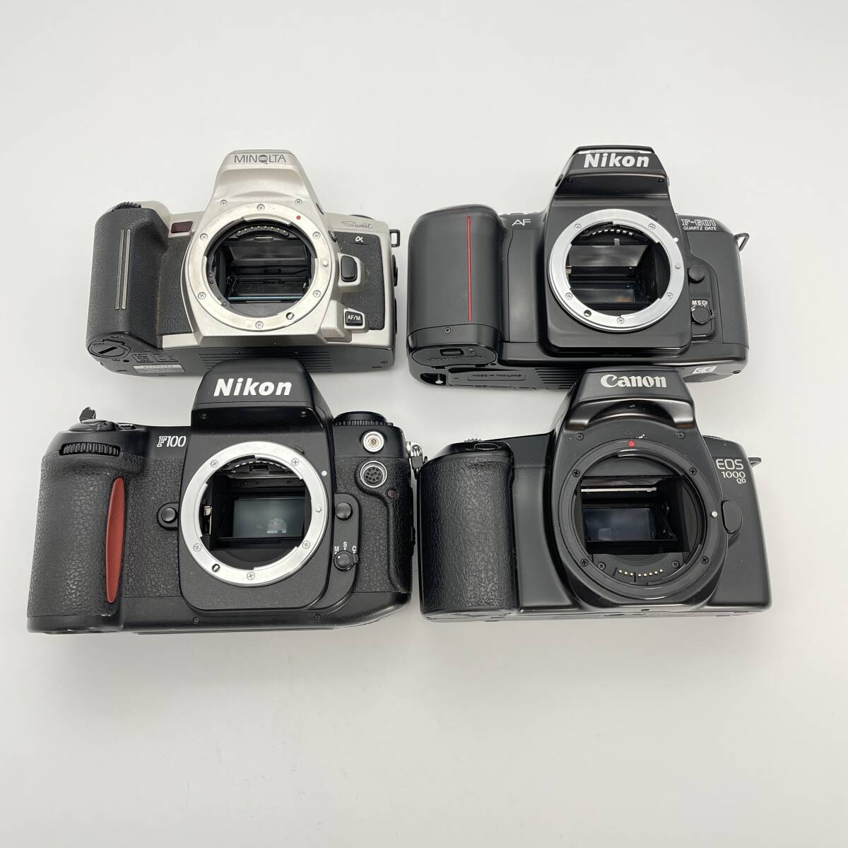 現状品・部品取り・ジャンク] フィルムカメラ 4台まとめ Nikon F100