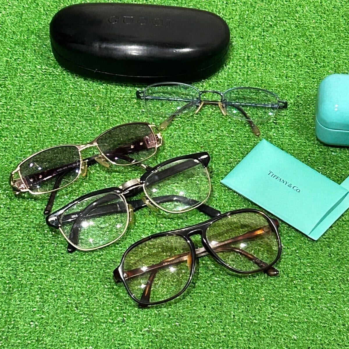 Tiffany& Co. ティファニー GUCCI グッチ GIVENCHY ジバンシー など 眼鏡 メガネ サングラス ケース まとめ売り(E385)_画像3