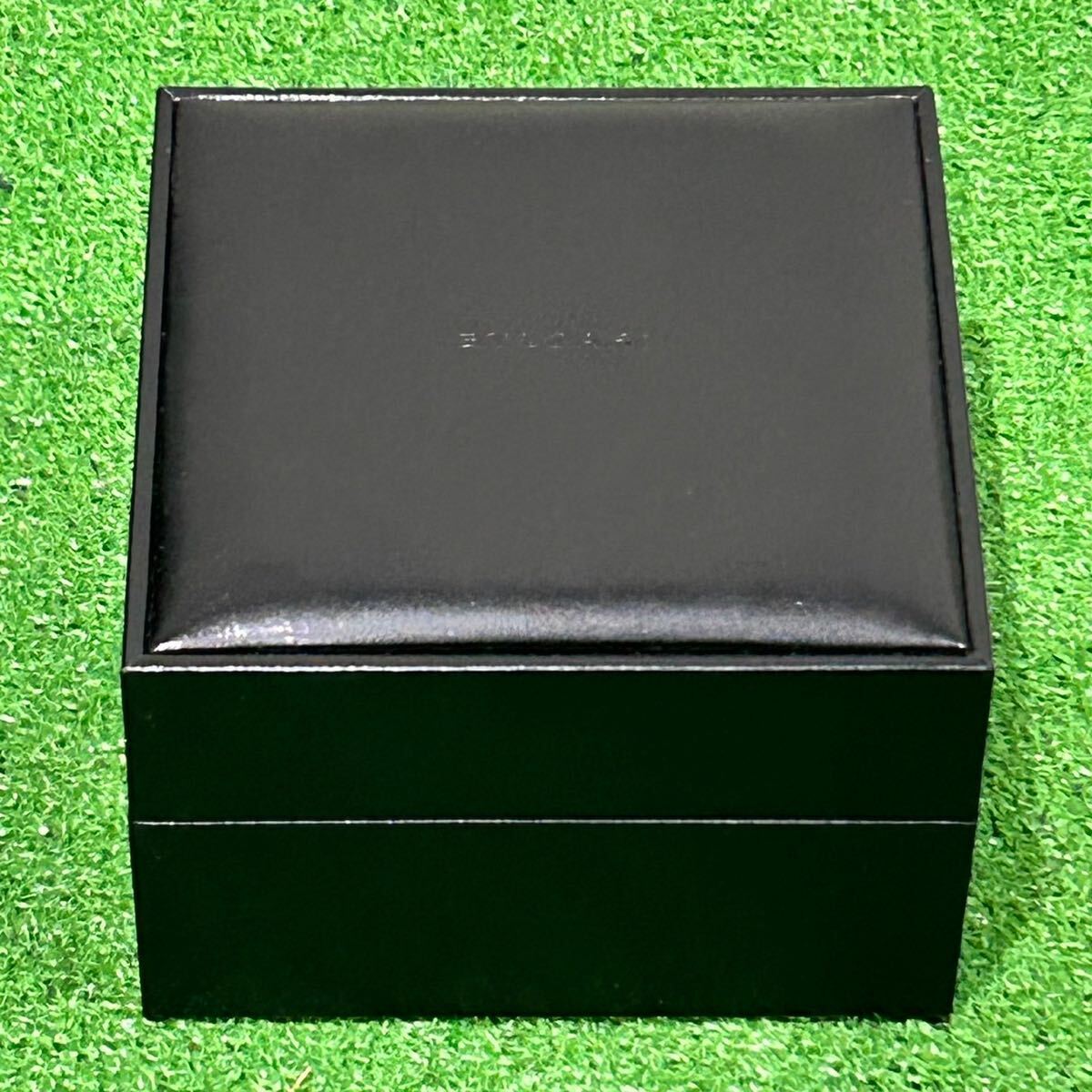BVLGARI ブルガリ 腕時計ケース 空箱 コマ ベルトコマ 説明書 BOX ボックス 付属品 純正 ブラック 現状品(E395)_画像2