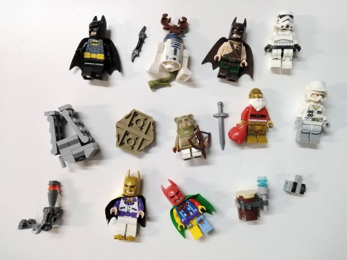 240312)1024) LEGO レゴ スターウォーズ & バットマン R2-D2 ストームトルーパー イウォーク 中古_画像1