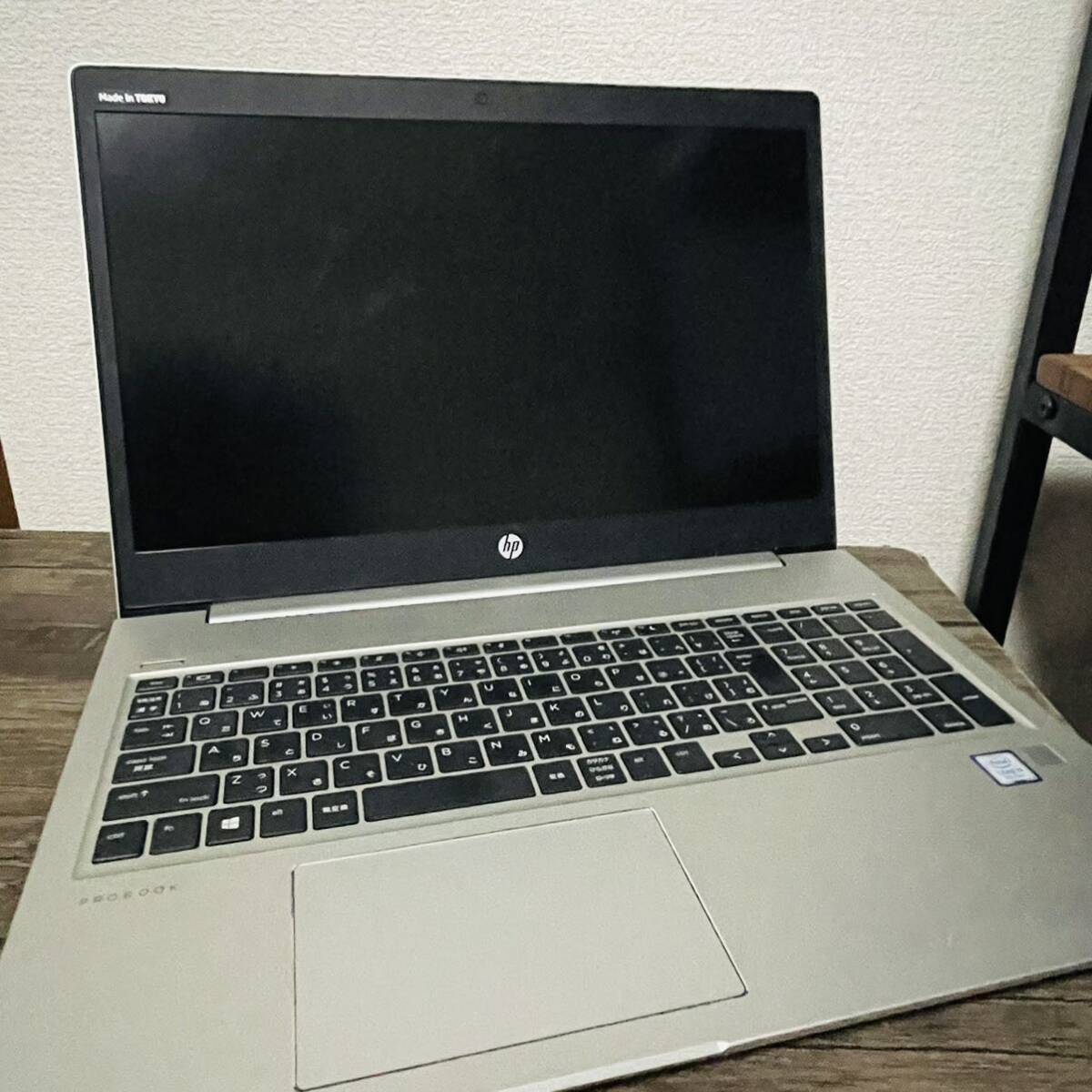 HP ProBook 450 G6 メモリ4GB 動作未確認　ジャンク扱い　ノートパソコン_画像1