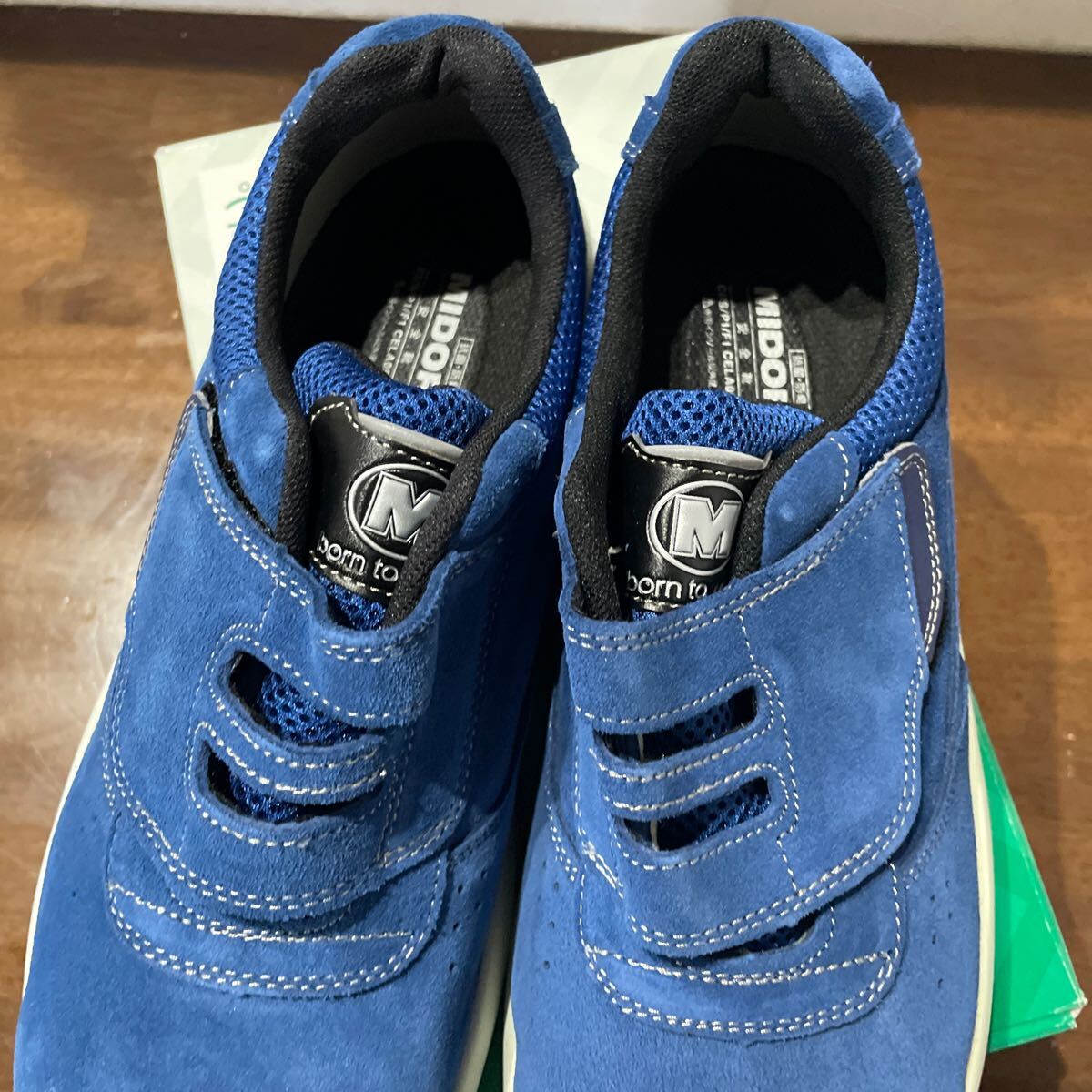 新品ミドリ安全 安全靴 G3555ブルー 青色 27㎝の画像2