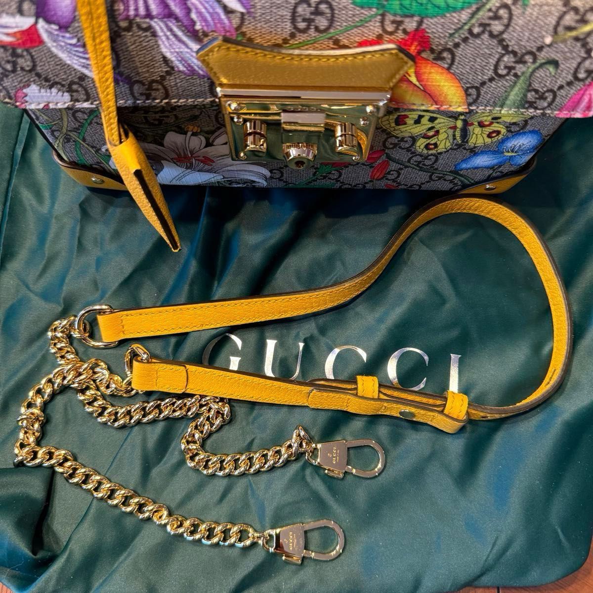 超レア・未使用】GUCCI GGスプリーム モノグラム フローラ 超レア・未使用】GUCCI GGスプリーム モノグラム フローラ
