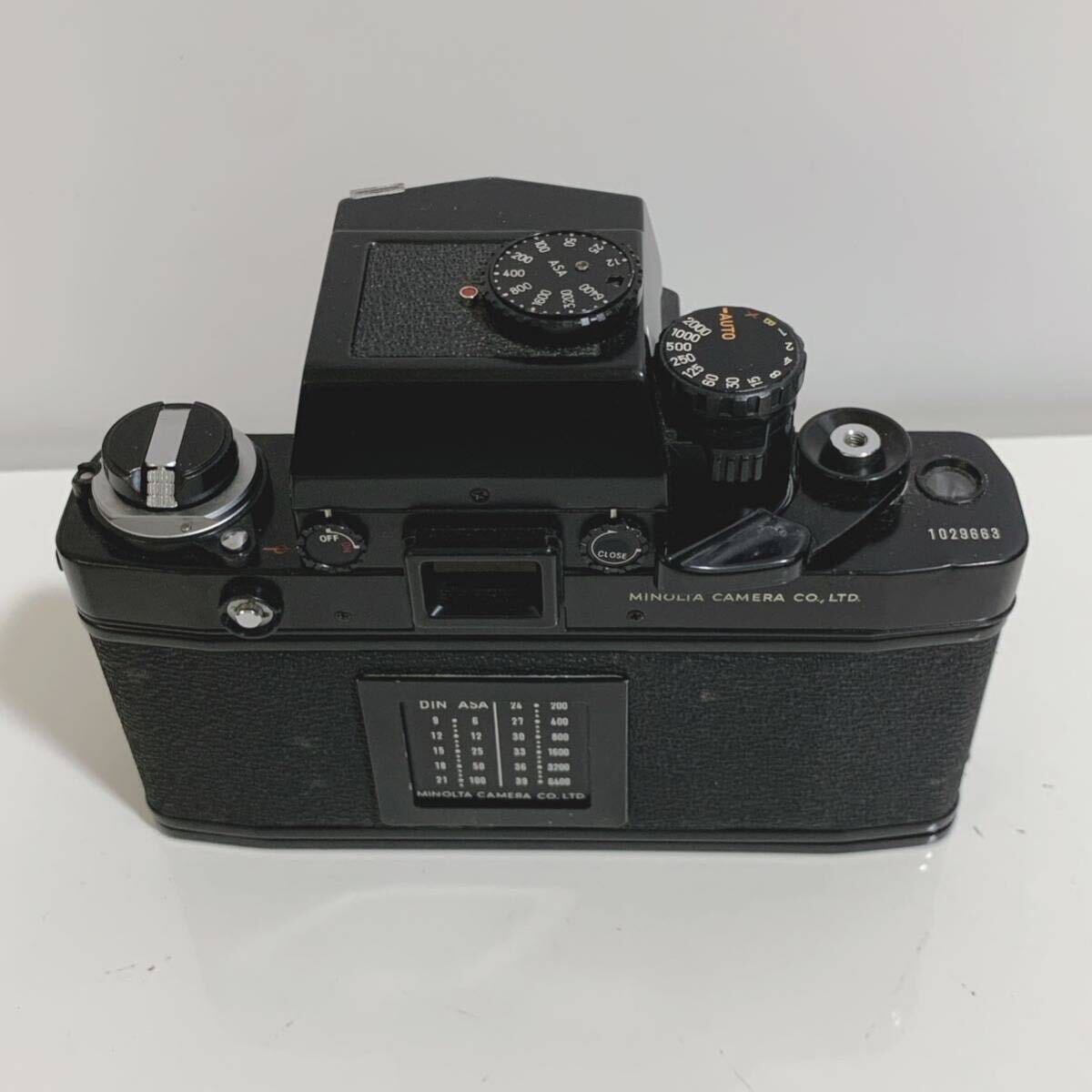 ミノルタ MINOLTA X-1 フィルムカメラ ボディのみ 一眼レフカメラ ブラック ジャンク_画像3