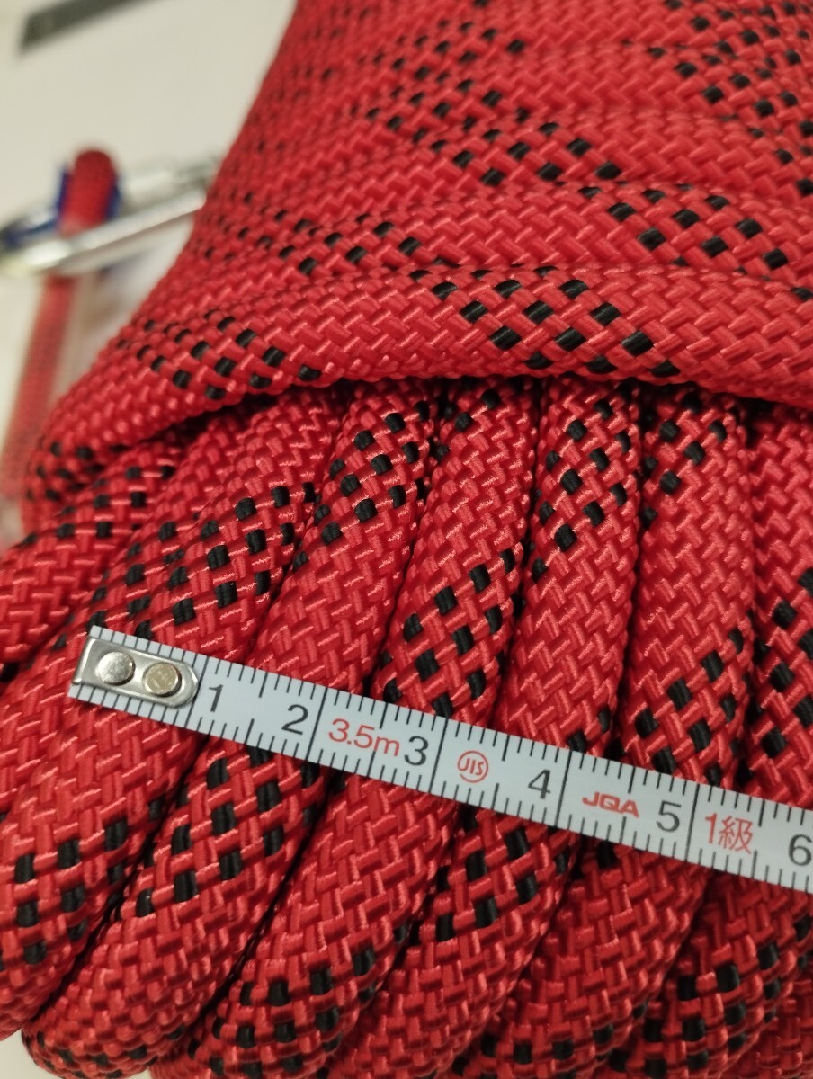 0603y1403 10mm rope 10M/20M/30M/50M withstand load 1200kg polyester accessory code kalabina attaching red 30M* including in a package un- possible *