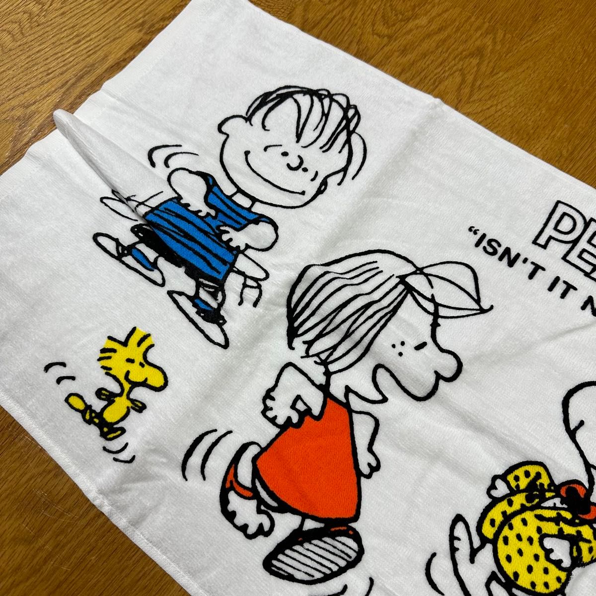 SNOOPYスヌーピーPEANUTSピーナッツ新品非売品フェイスタオルハンドタオルタオルハンカチポイントクーポン消化